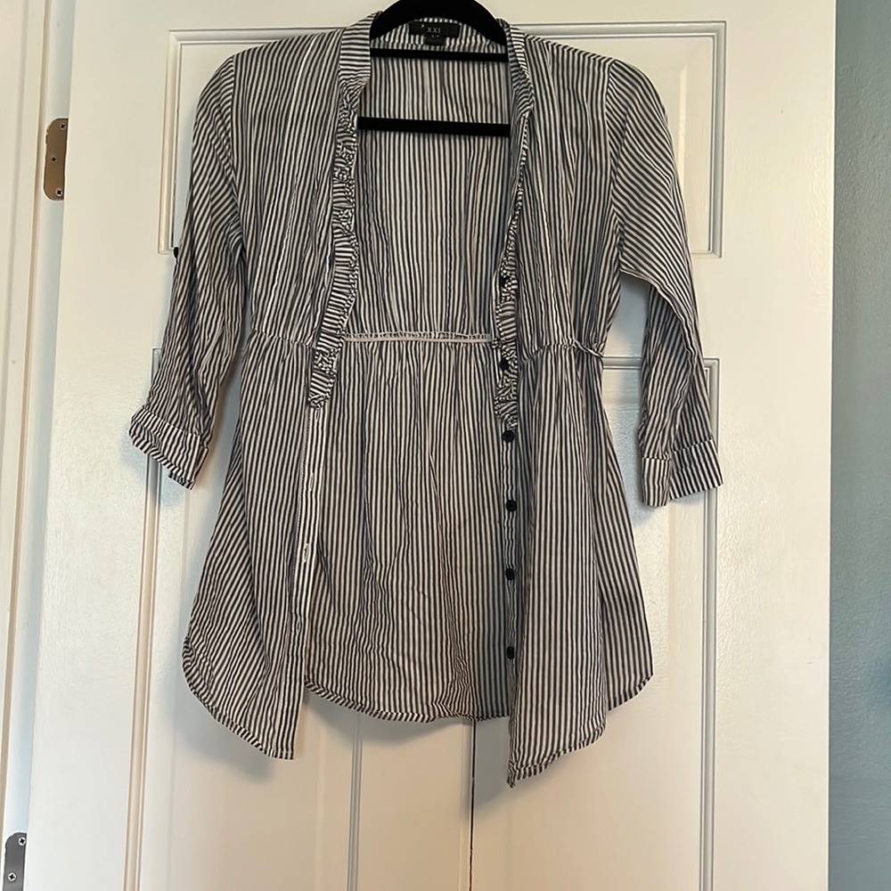 Button down tunic
